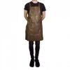 Tablier suspender cuir marron - Visuel 1